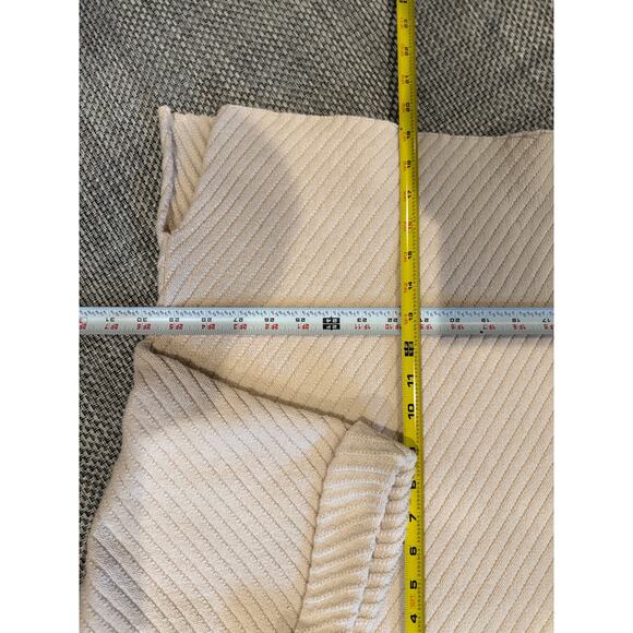 Free People I Can't Wait Long Bell Sleeve Ribbed Crop Sweater in Pinky Cream XS - Picture 6 of 6